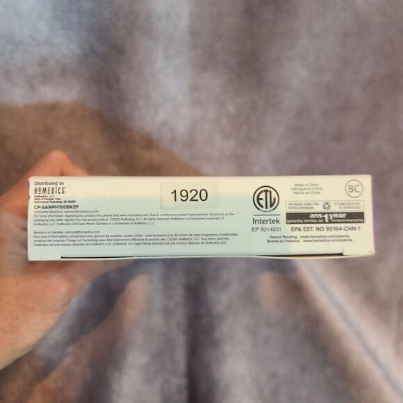 HoMedics UV Clean Phone Sanitizer, UV Light Sanitizer - Picture 4 of 4